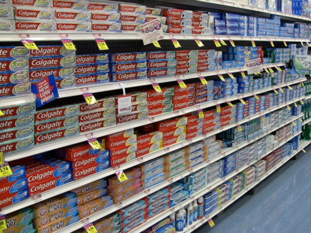 So many toothpastes to choose from in the shops