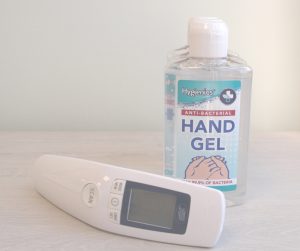 Hand Gel at Dental Practice. Andover